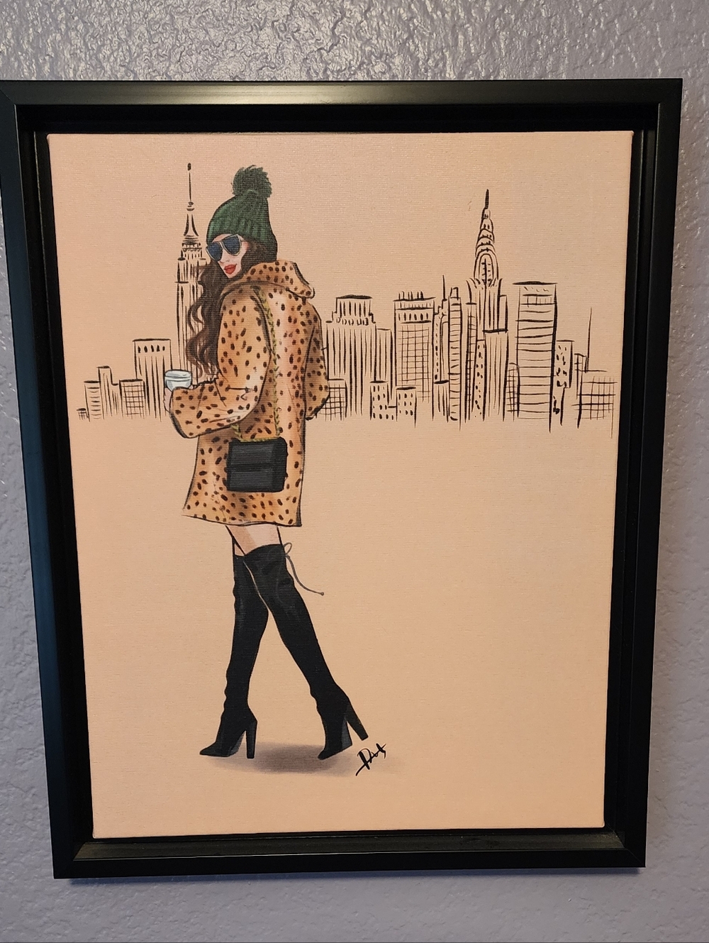 "On the Move" Fashion Canvas Wall Decor